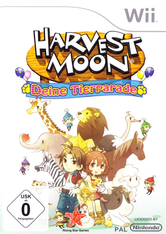 Harvest Moon: Animal Parade box art for Wii